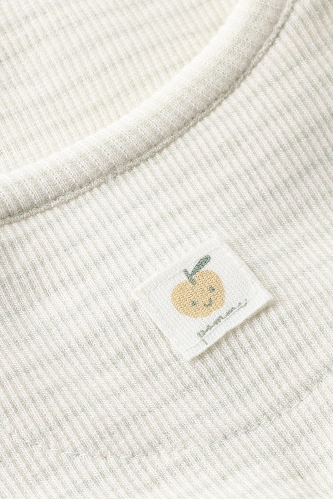 Noppies Newborn Longsleeve stripe - Egret