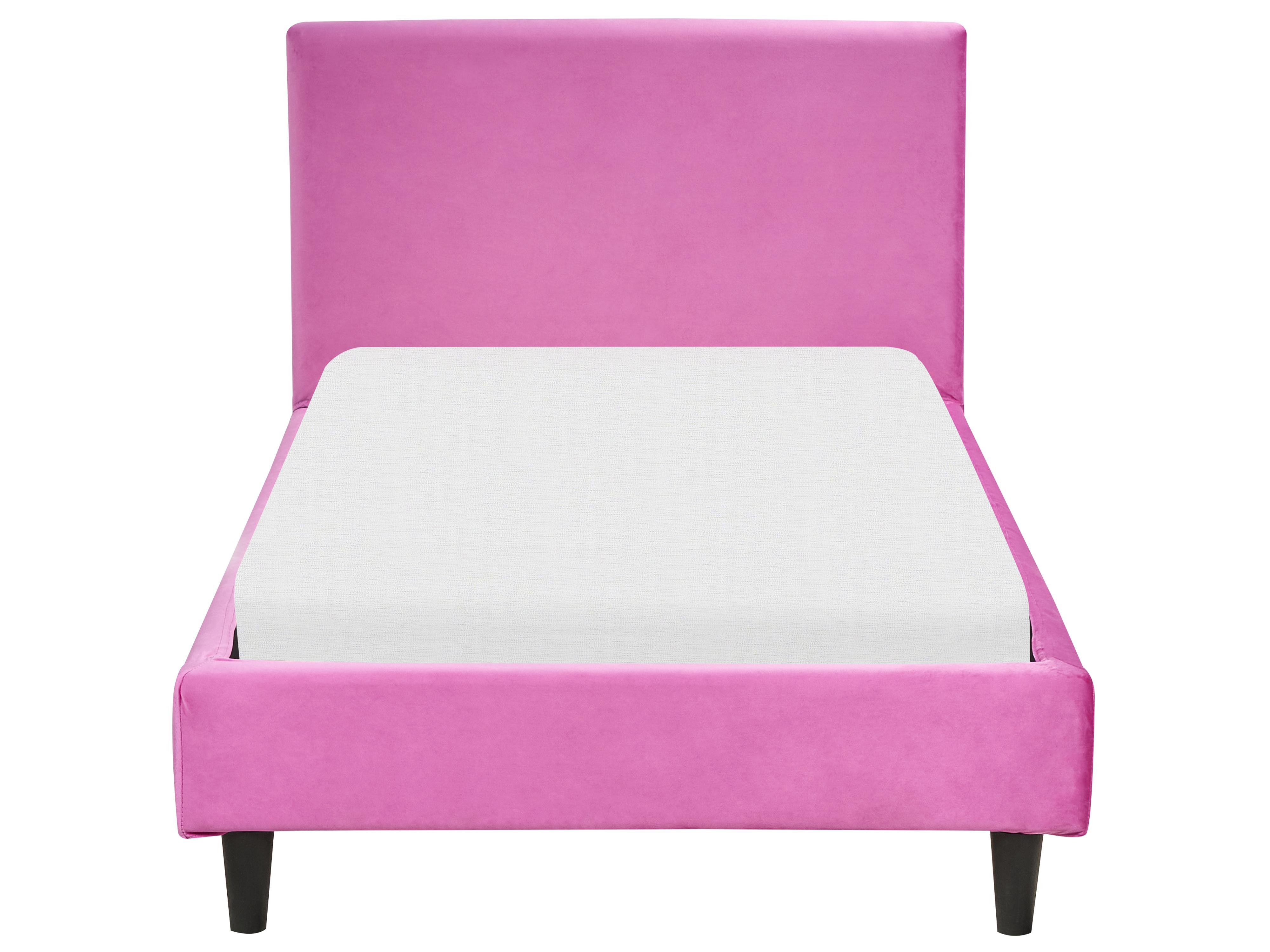 Bedframe hoes Fluweel FITOU 90 x 200 cm Fuchsia