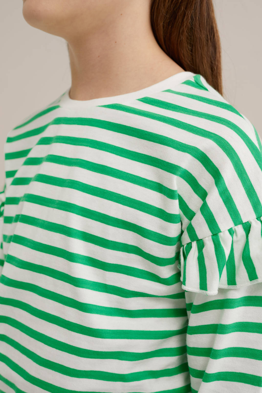WE Fashion longsleeve groen