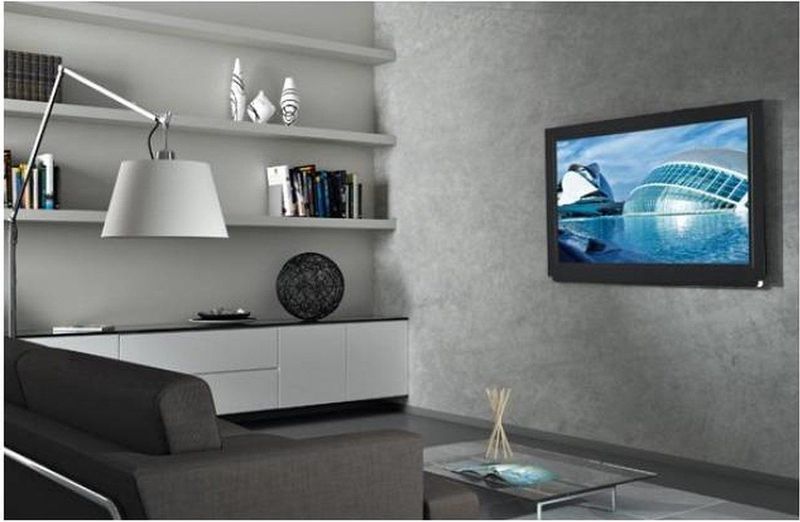 Techly - ICA-PLB-162MW - Tv-bevestiging - Wit - 139,7 cm (55 inch)