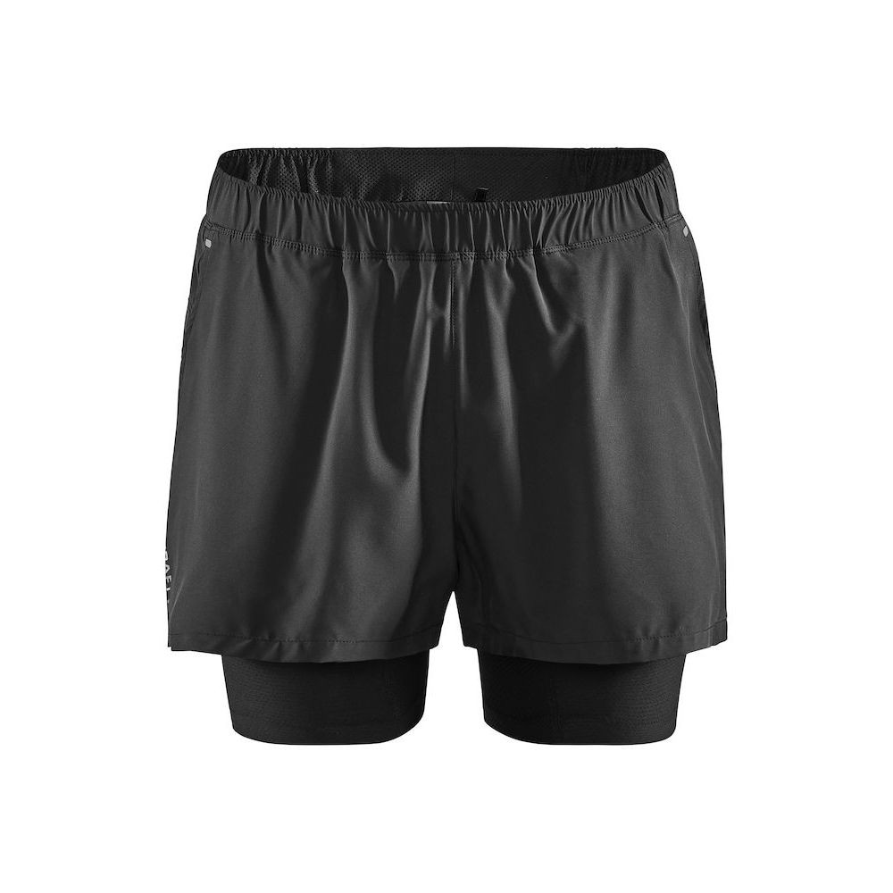 ADV Essence 2-in-1 Stretch Shorts Herre Black