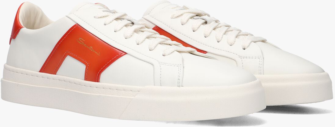 witte santoni lage sneakers gloria 21779