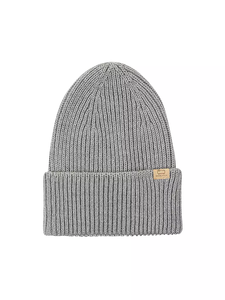 WOOLRICH Mütze - Haube hellgrau