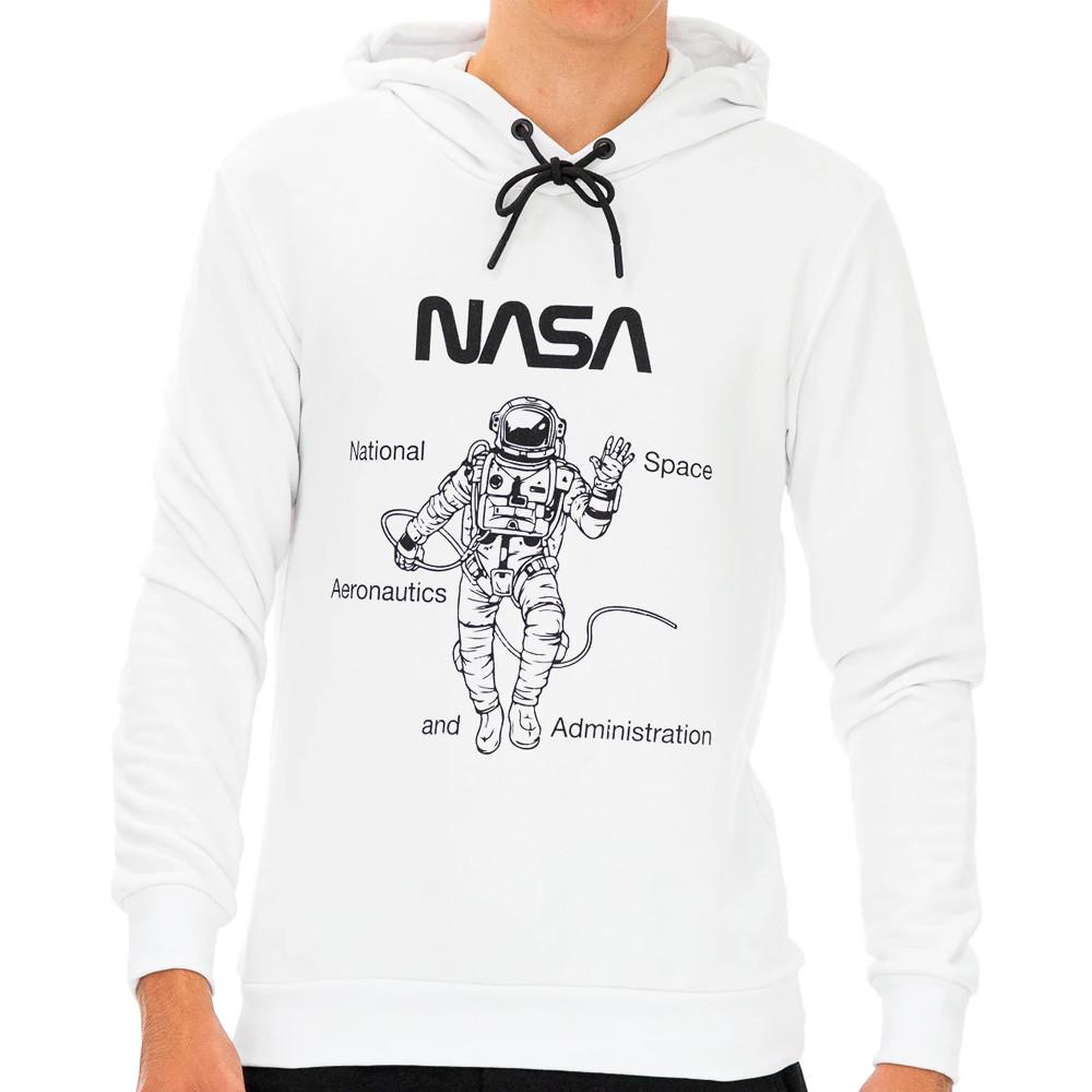 Nasa Sweat à capuche Blanc Homme Nasa 65H