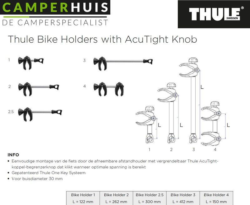 Thule Bike Holder 3 - Afsluitbaar