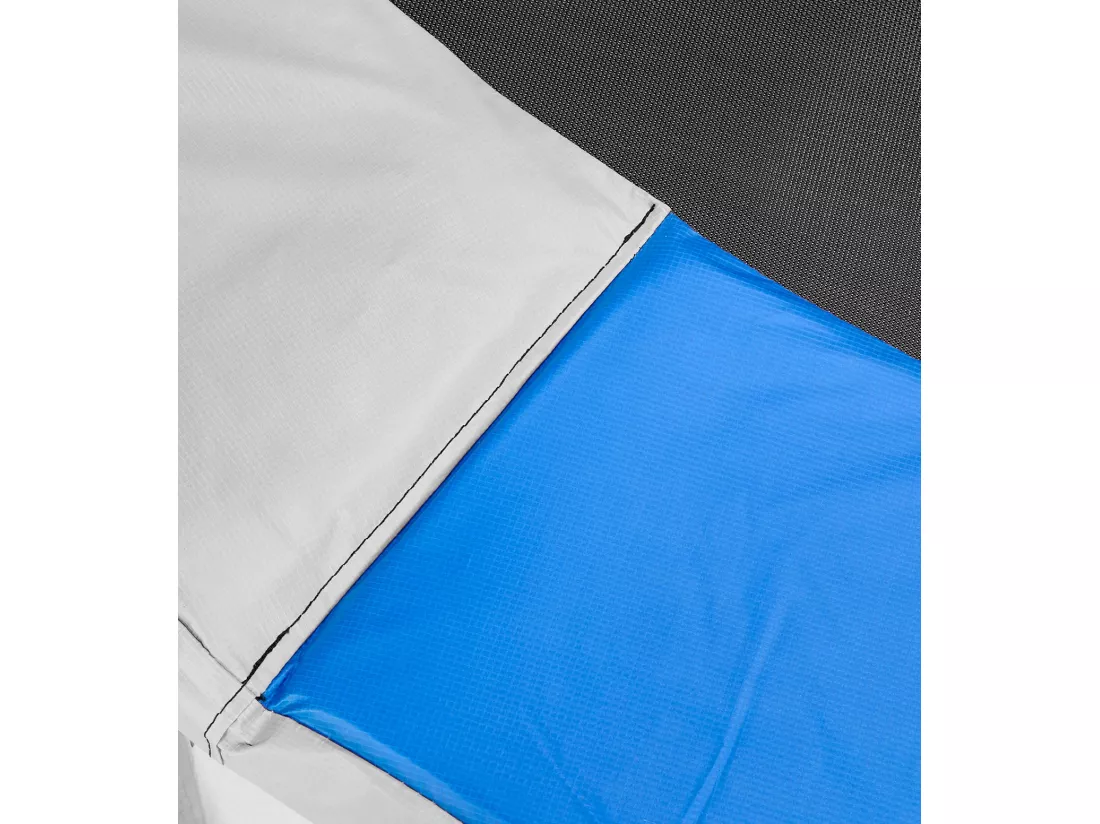 Kangui - Coussin de protection trampoline Ø 305 cm - Bleu et Gris
