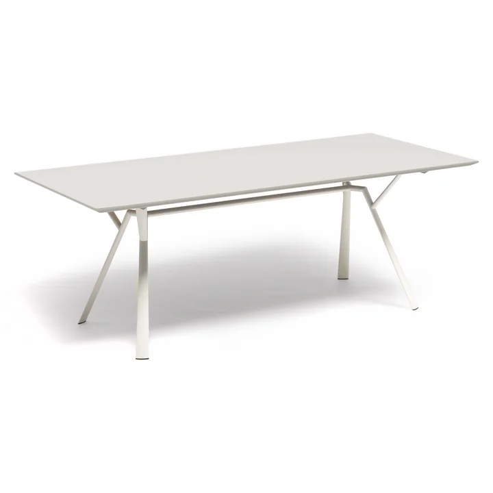 Fast - Radice Quadra Esstisch 150 x 90 cm, weiss