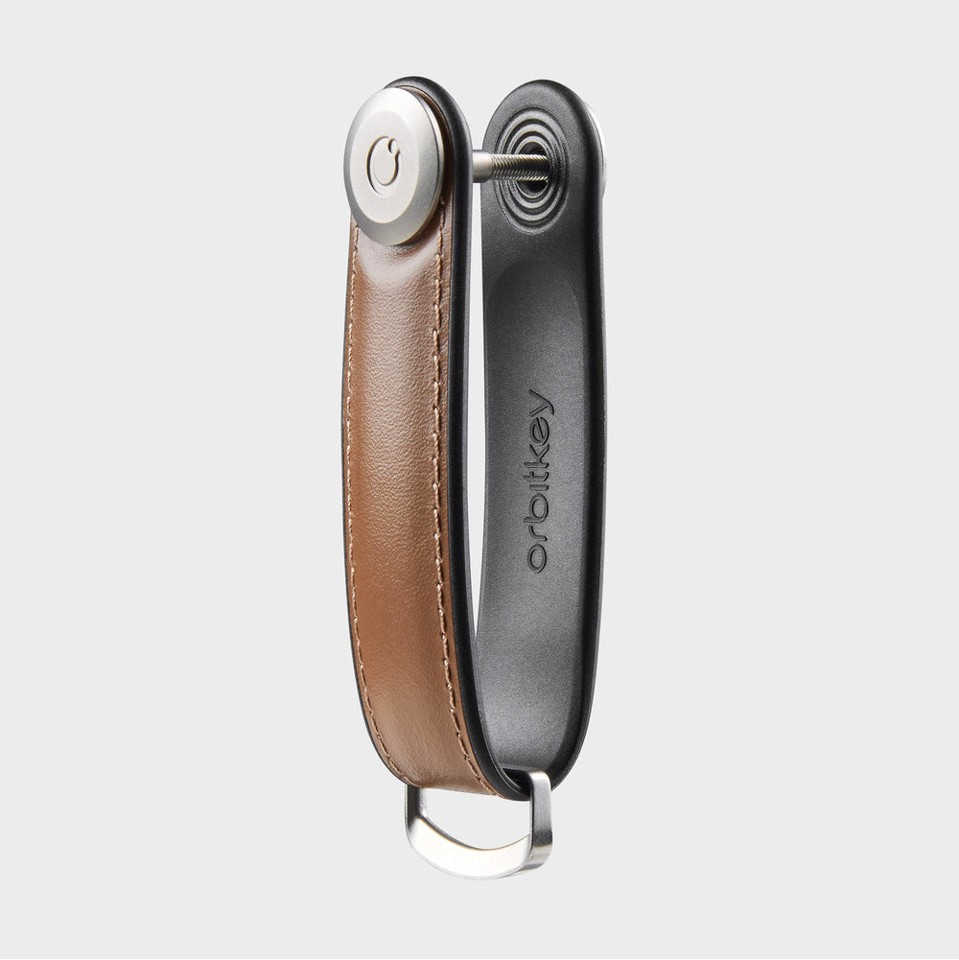 Orbitkey - Hybrid Leather Key Organiser - Acorn