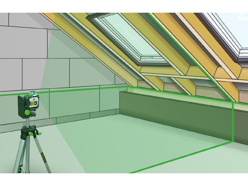Laserliner Linienlaser CompactLine-Laser G360 Set 30 m 360°-Linienlaser mit Kompaktstativ
