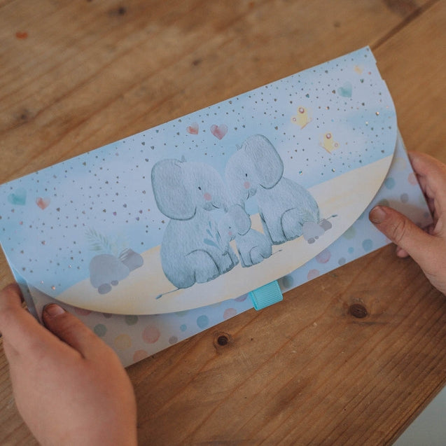 Voucher Com Envelope - Elefantes