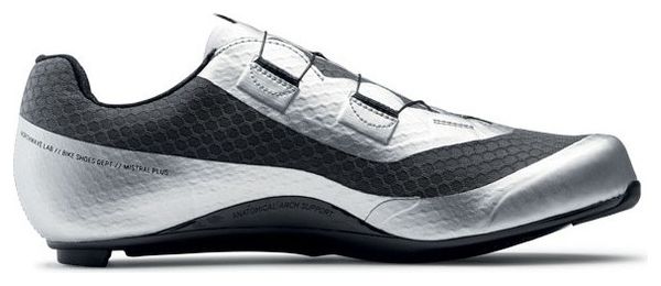 Paire de Chaussures Route Northwave Mistral Plus Argent