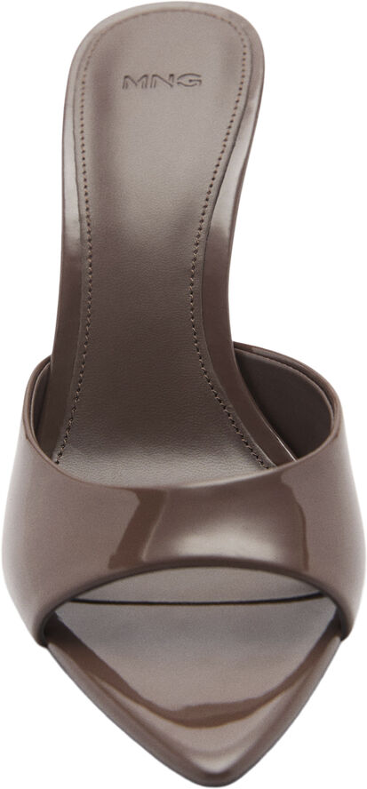 MANGO SANDALS. -- PEPYCH Dark brown