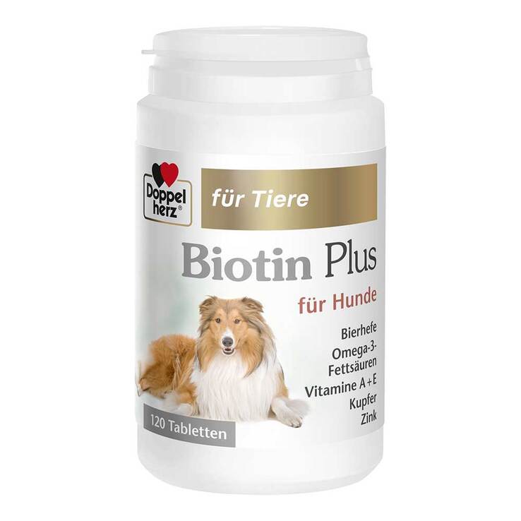 Doppelherz für Tiere Biotin Plus Tabletten für Hunde, 120 St