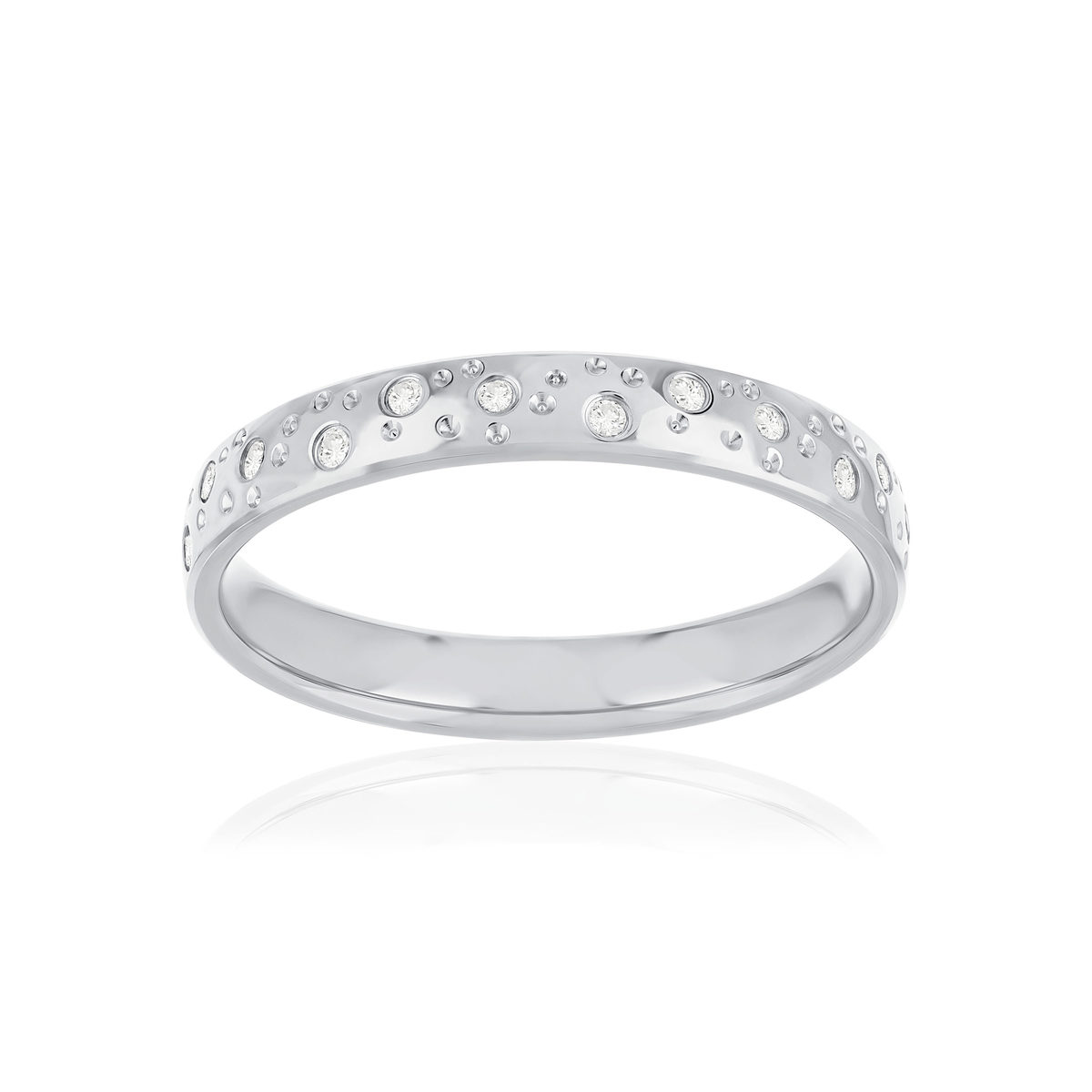 Alliance or 375 blanc diamants HP1 0.13 carat