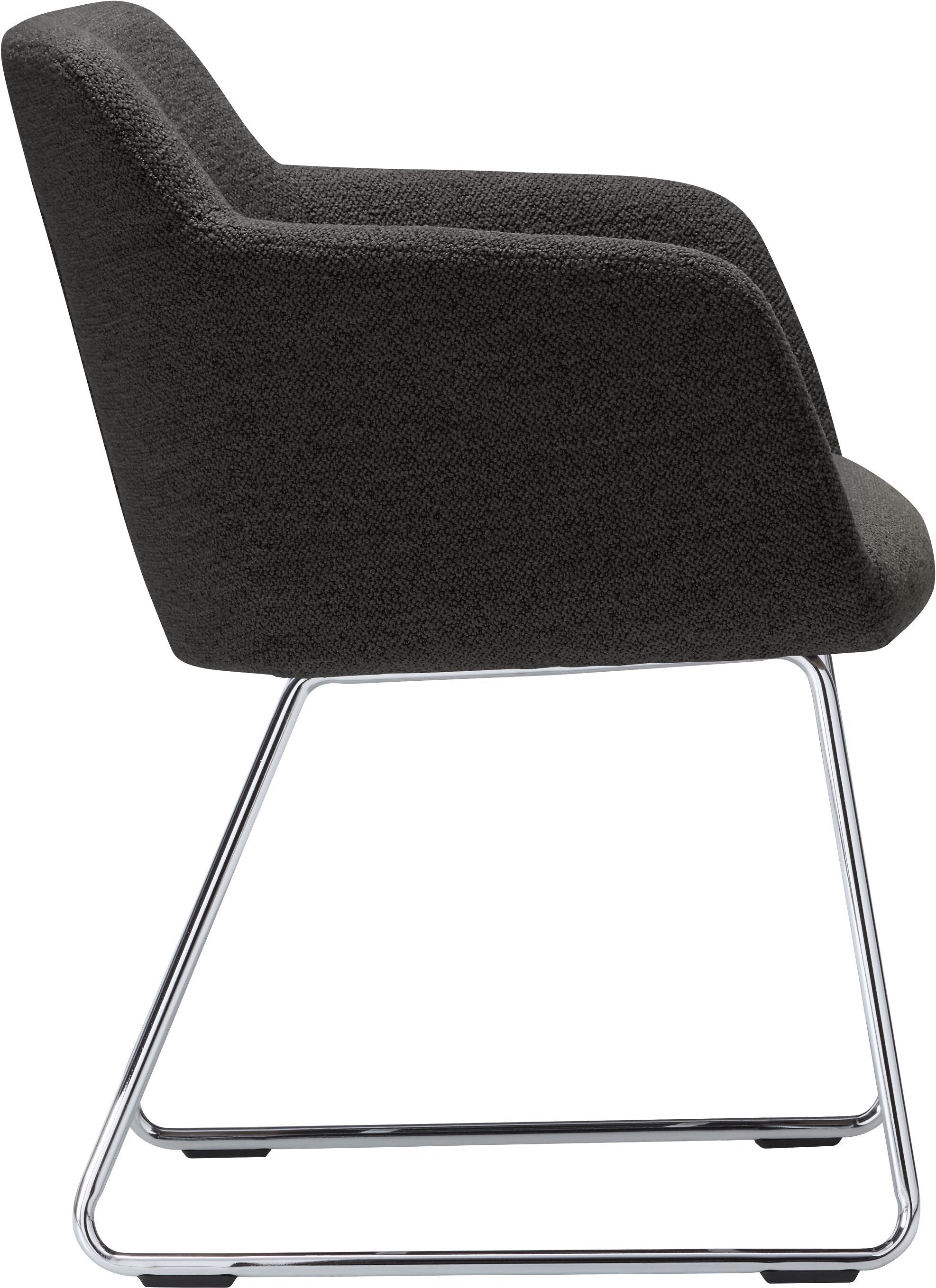 PECORA Stuhl - Anthrazit / B: 57.5 cm x T: 58.0 cm x H: 76.0 cm