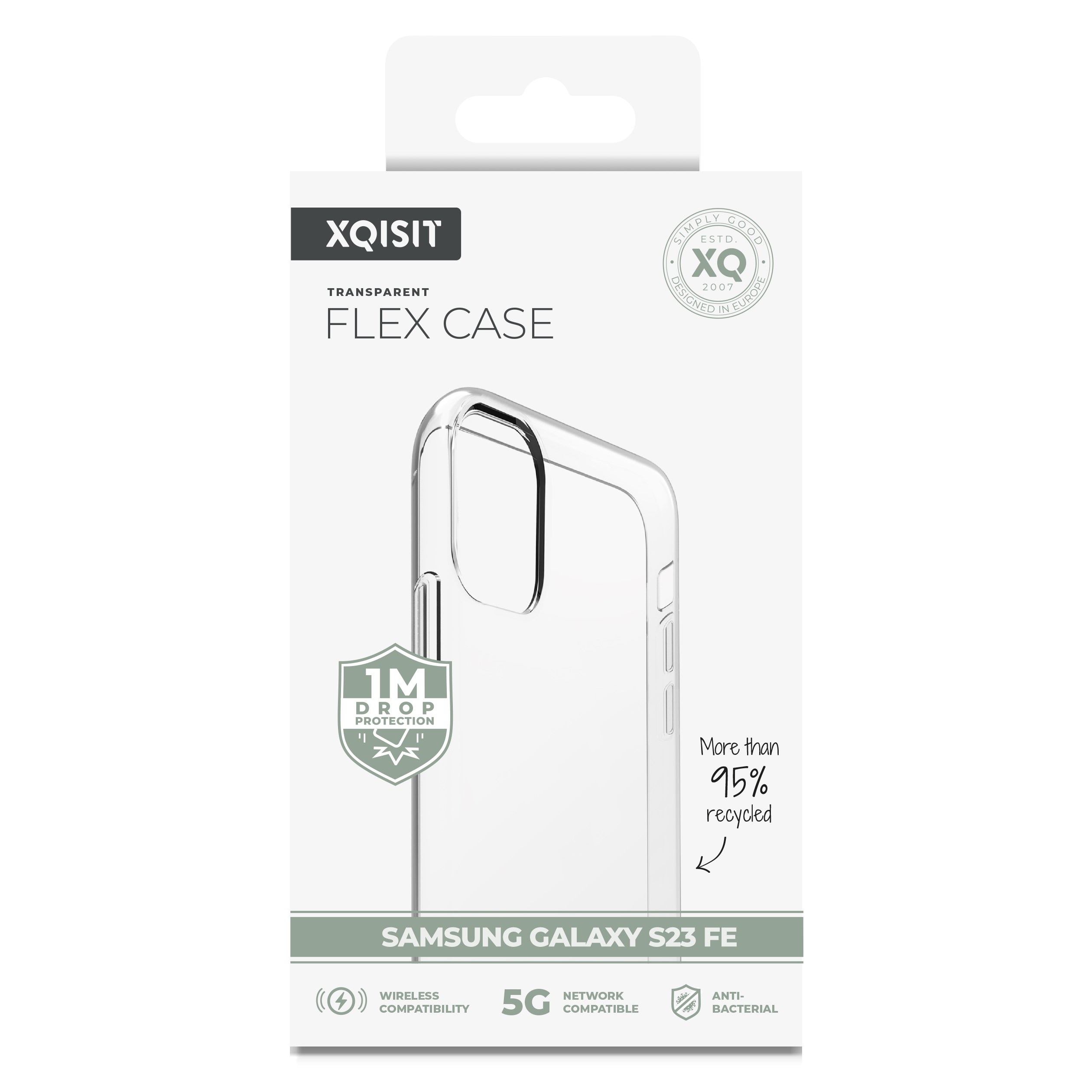 Xqisit Transparent deksel for Galaxy S23 FE