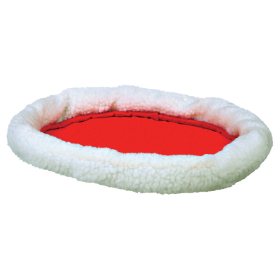 Trixie Kuschelbett 47x38cm wollweiss-rot