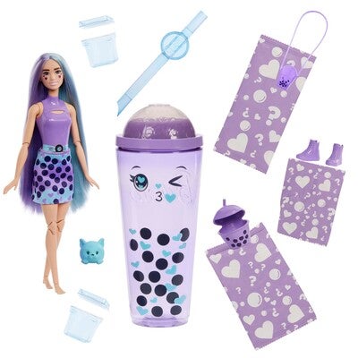 Barbie Pop Reveal Dukke Boba Taro Milk