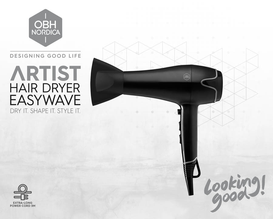 OBH Nordica Easywave Hair Dryer