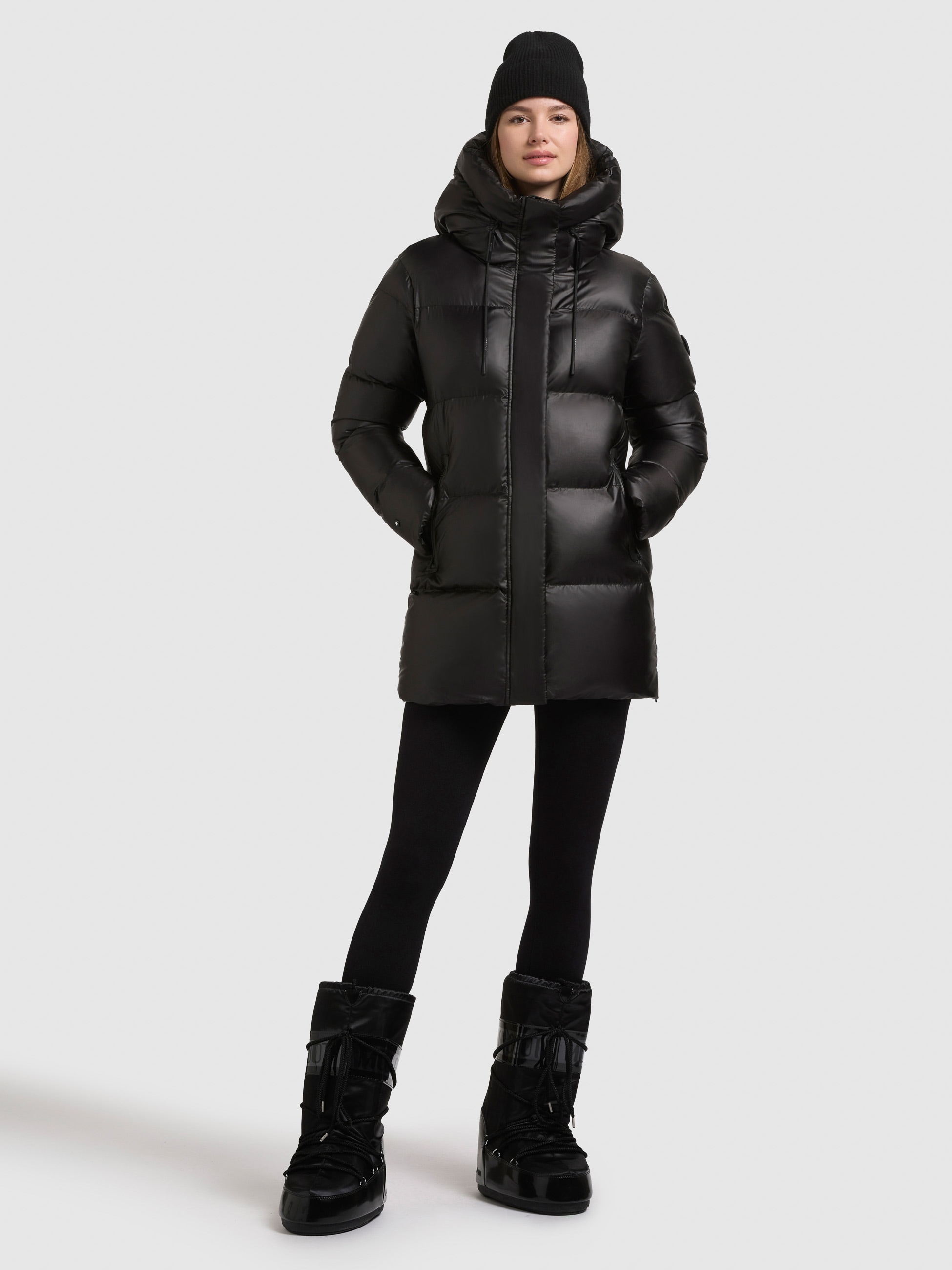 khujo Steppjacke »DROWN SHINY« mit Kapuze