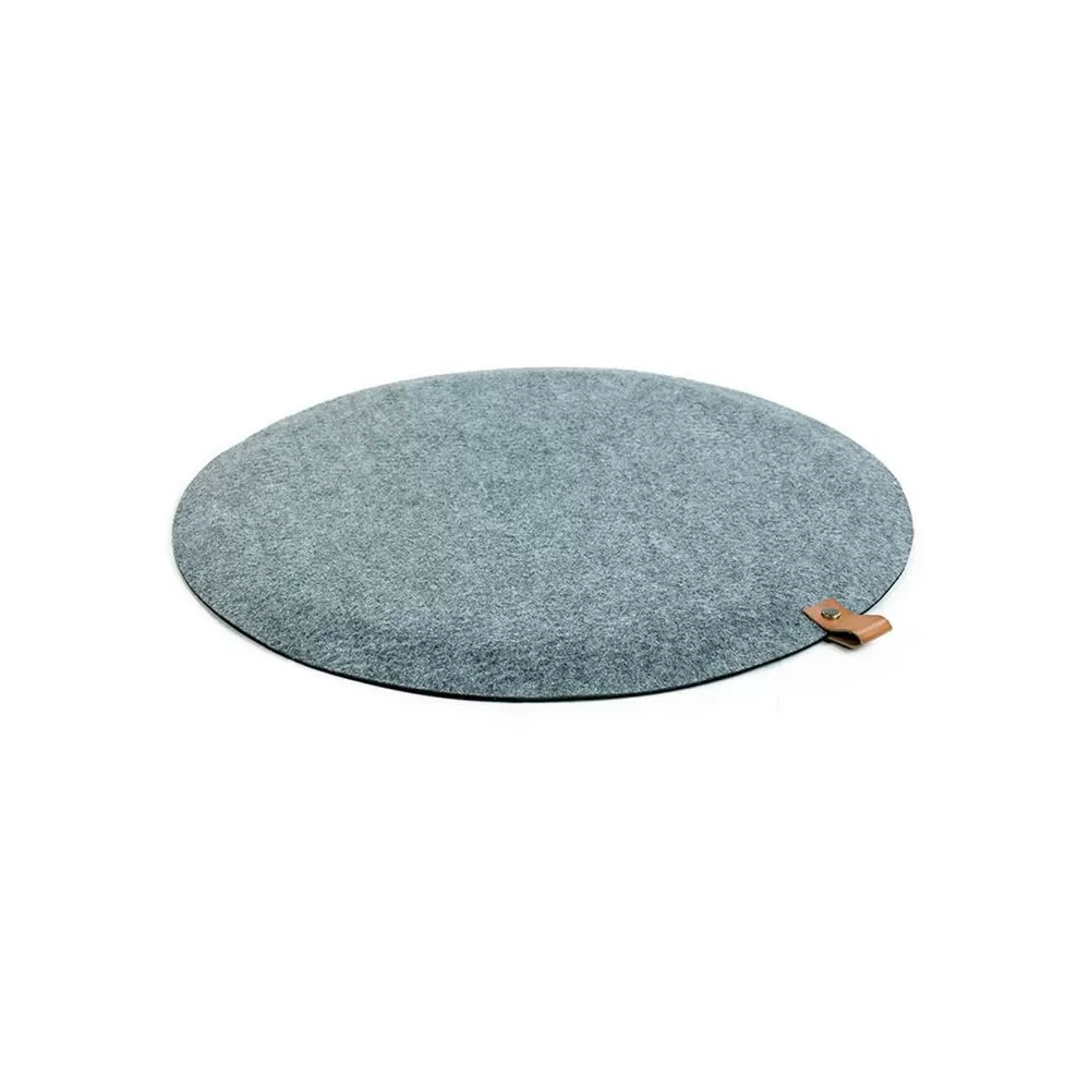 JobOut Ståmåtte Design rund lys grå - 1 stk