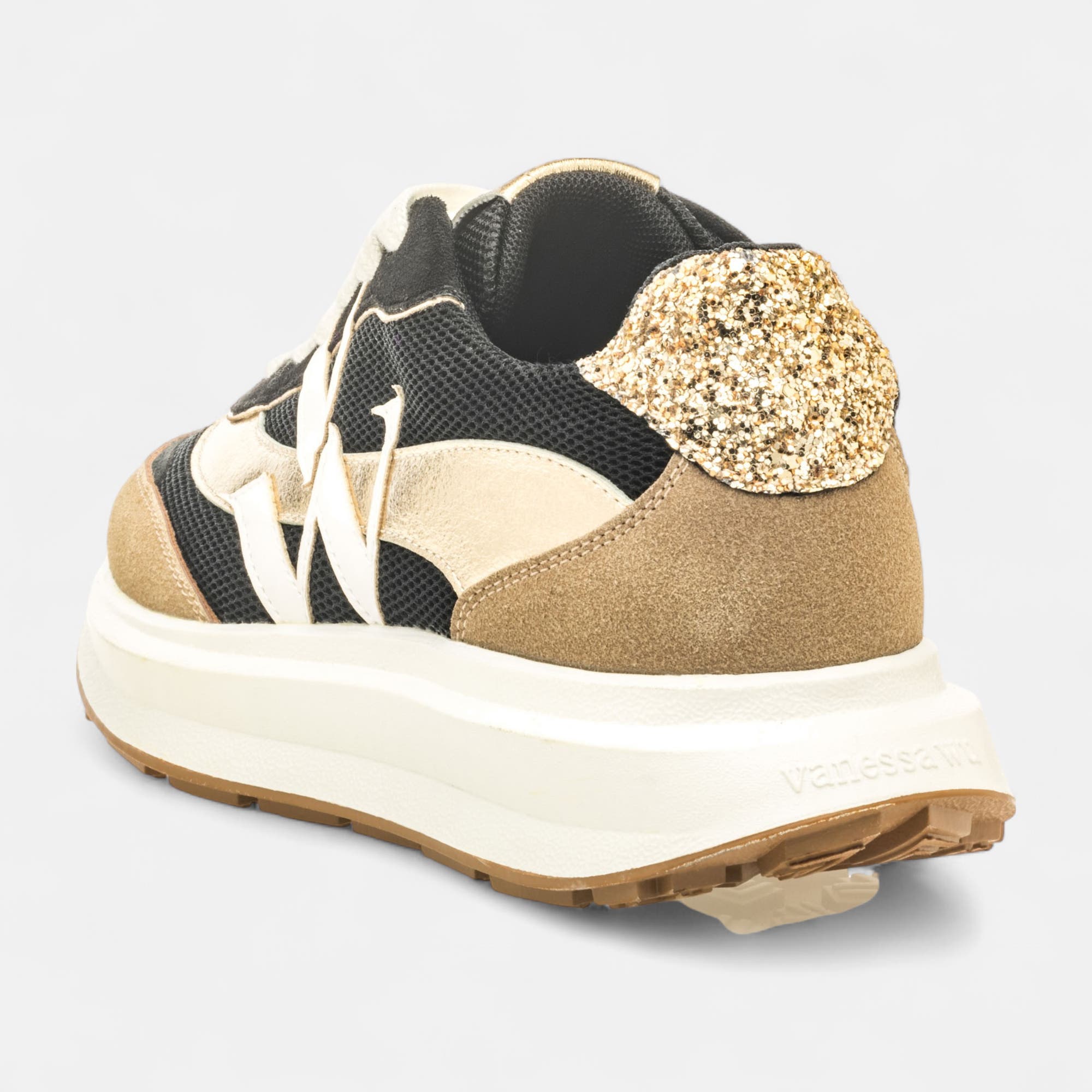 Baskets basses Femme or