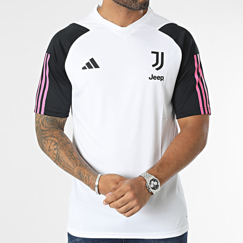 Maillot De Foot Slim Juventus HZ5055 Blanc Noir