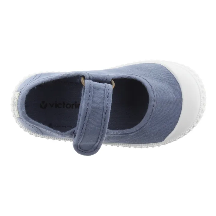Victoria Baskets Scratchs Mercedes Tira Lona | Bleu