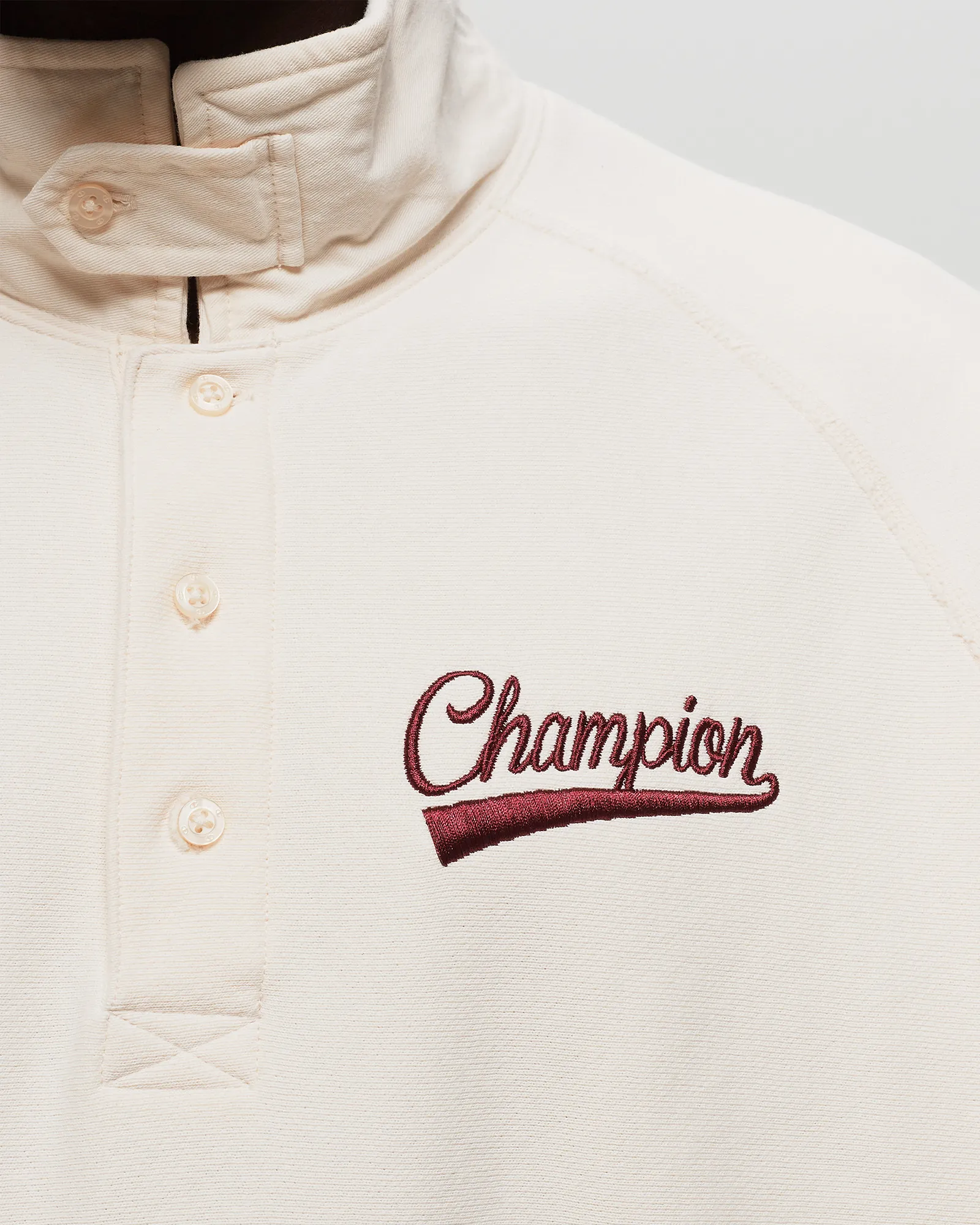 CHAMPION Polo Neck Sweatshirt