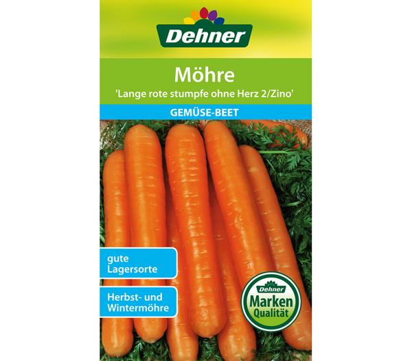Dehner Samen Möhre 'Lange rote stumpfe ohne