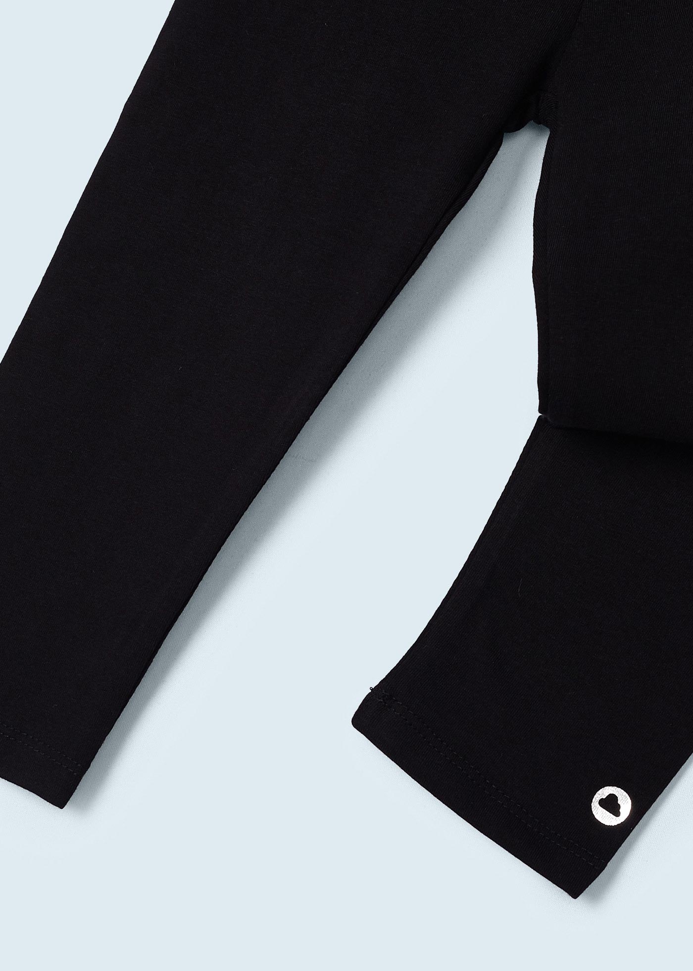 Leggings piratas de algodão sustentável para meninas