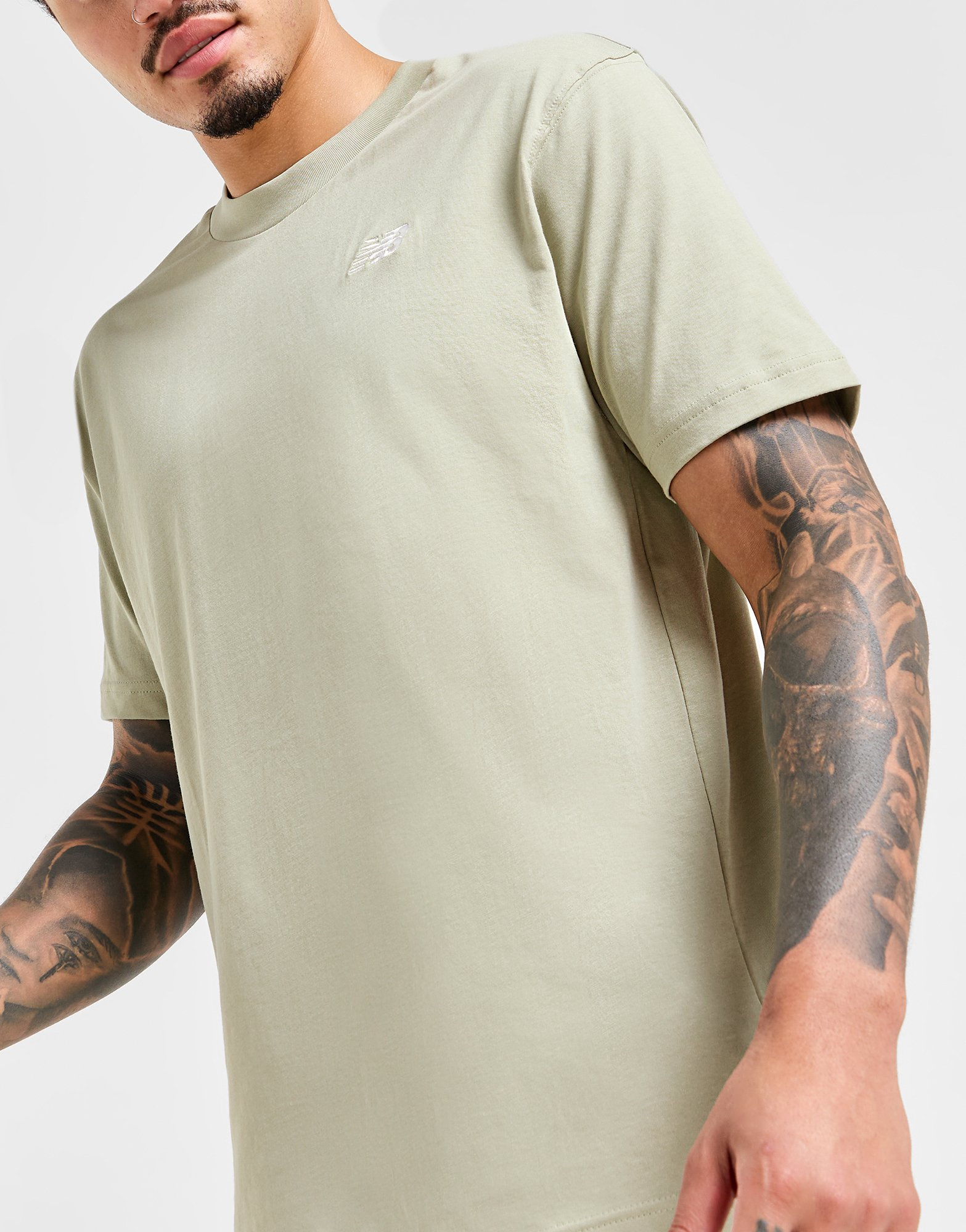 New Balance T-shirt Linear Back Hit Homme