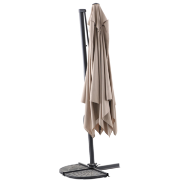 Handson zweefparasol Ibiza taupe Ø 300 cm