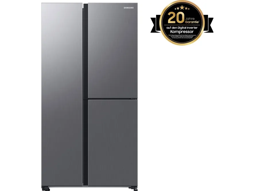 Samsung RH6ACG892DS9 - Køleskab/fryser - side-by-side - Wi-Fi - bredde: 91.2 cm - dybde: 71.6 cm - højde: 178 cm - 645 liter - Klasse D - rustfritstål look