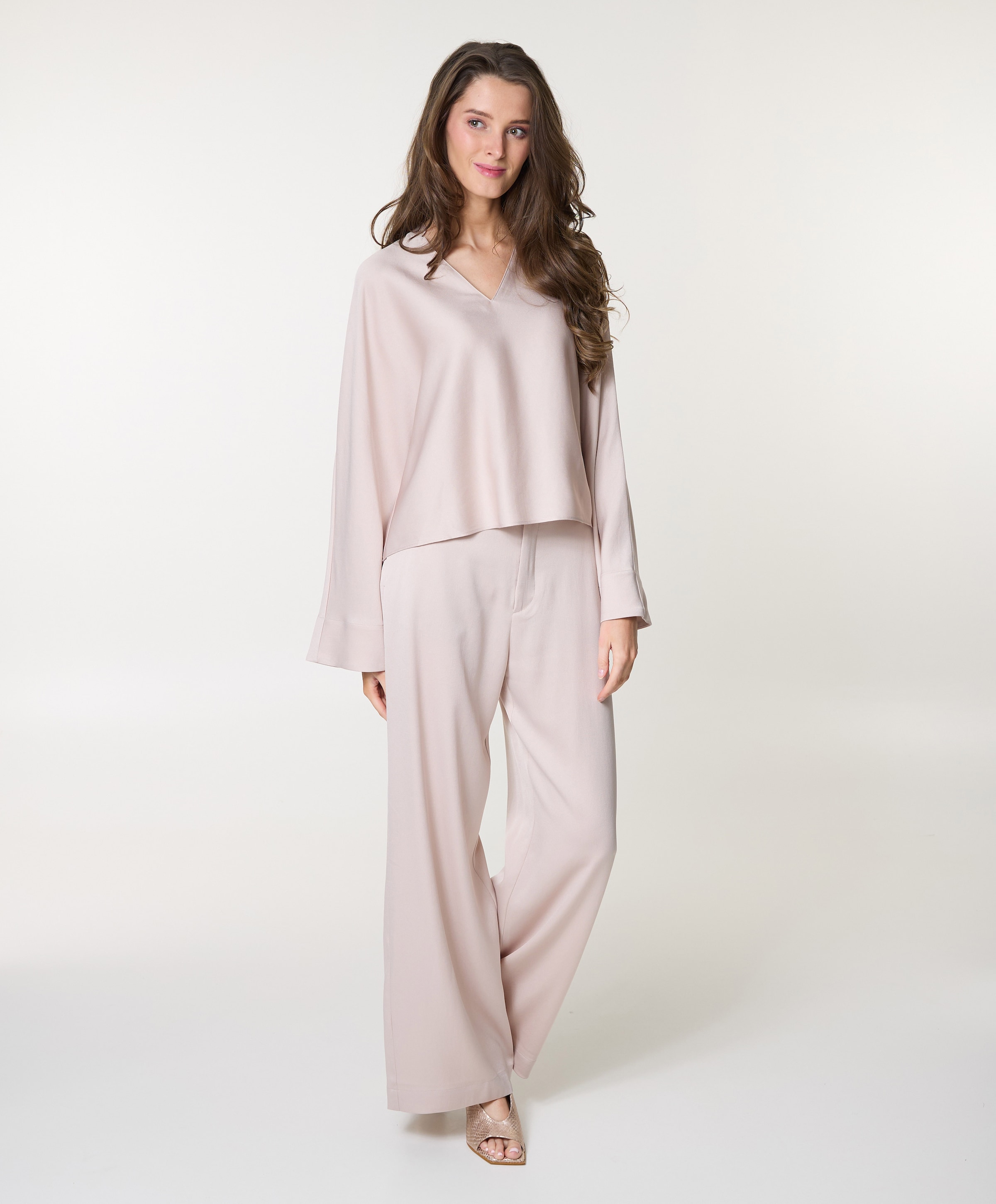 Ahlvar Gallery Dames blouse beige
