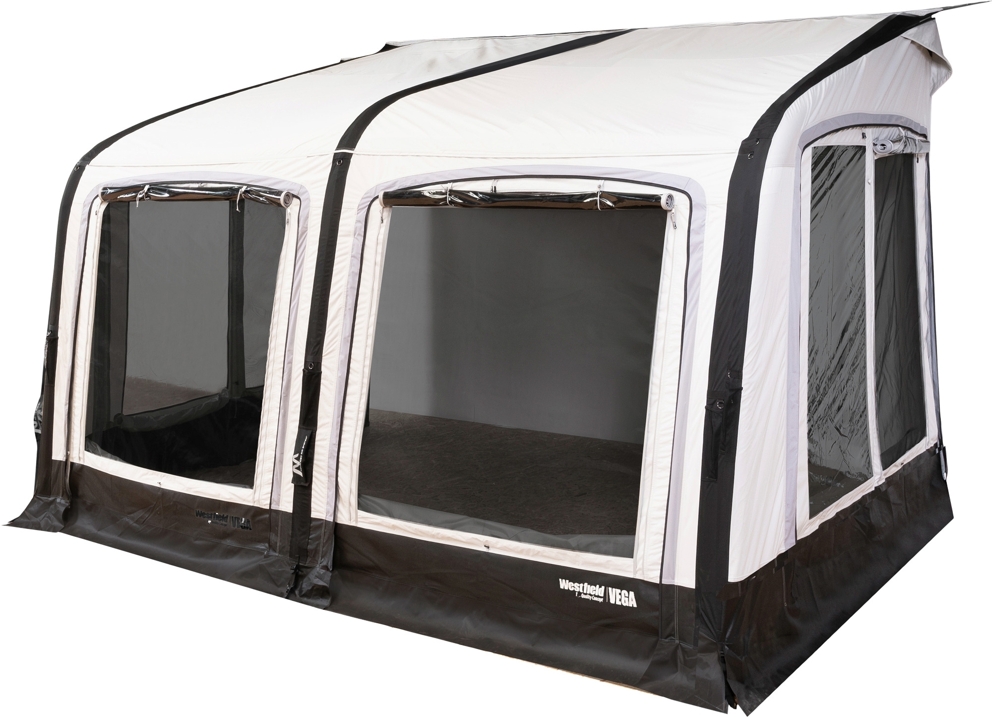 Westfield Vega 2.0 aufblasbares  Luftvorzelt 375 Anbauhöhe 255 - 285 cm für Reisemobil Breite  375 cm