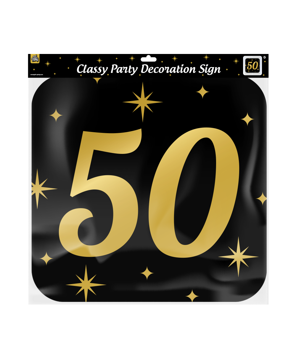 Deurbord 50 Jaar 50cm