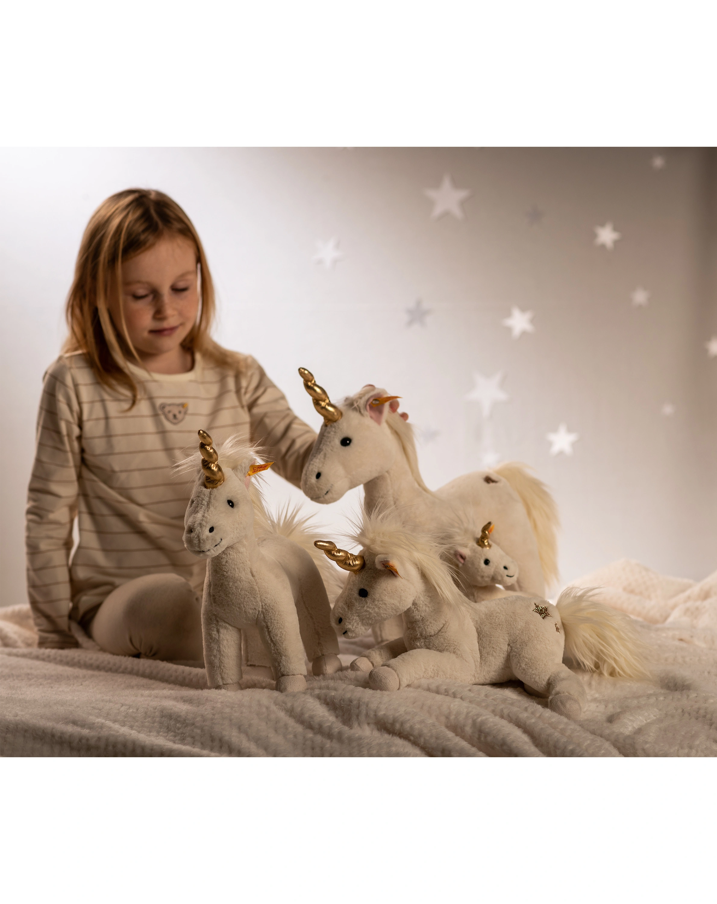 Schlenker-Einhorn UNICA (20cm) in weiß