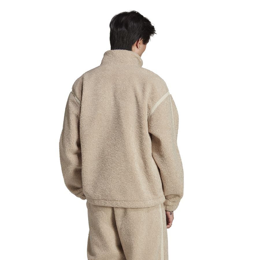 adidas Originals Fleece Maillot Essentials 1/2 Zip - Beige