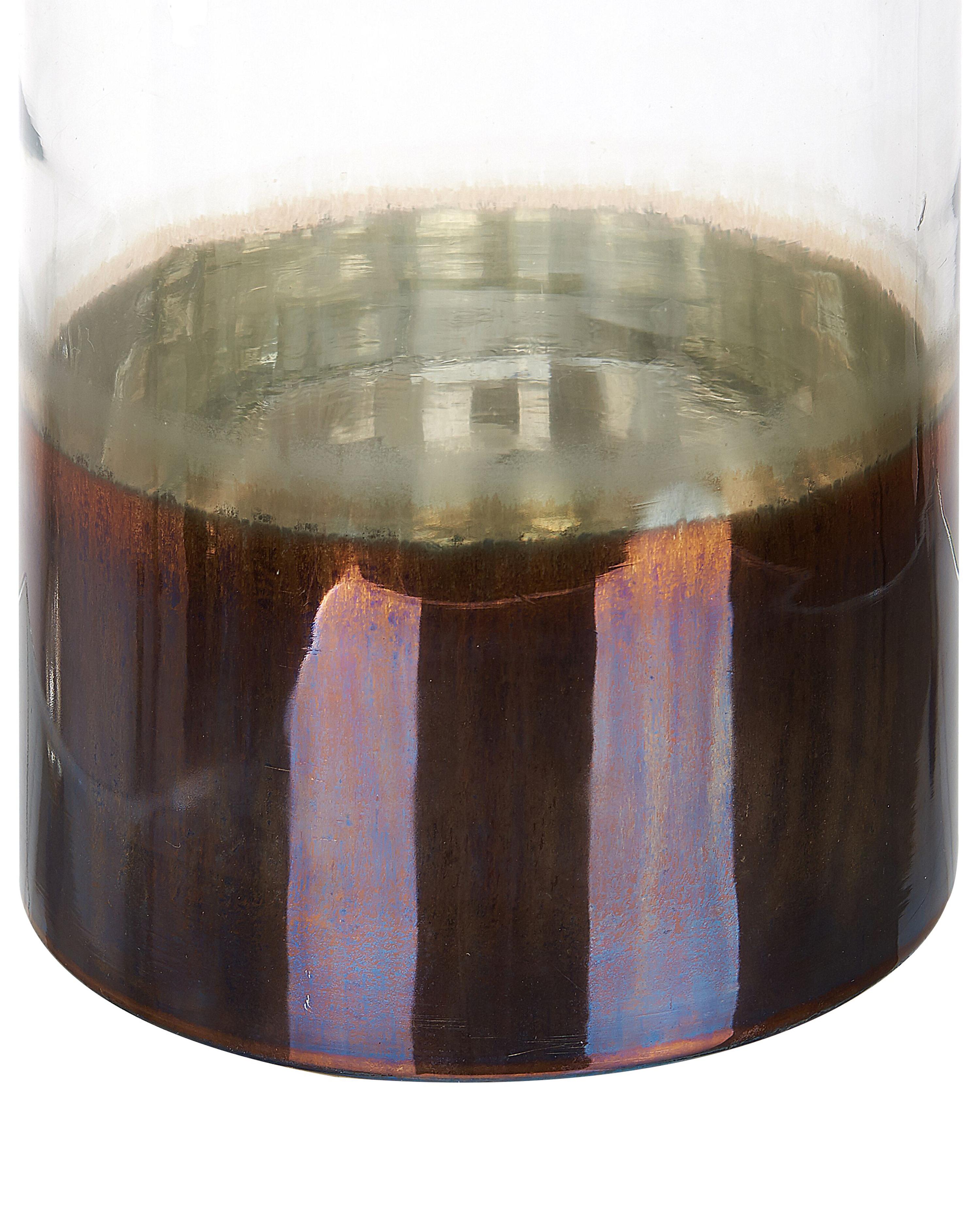 Bloemenvaas BHATURE Glas 30 cm Meerkleurig