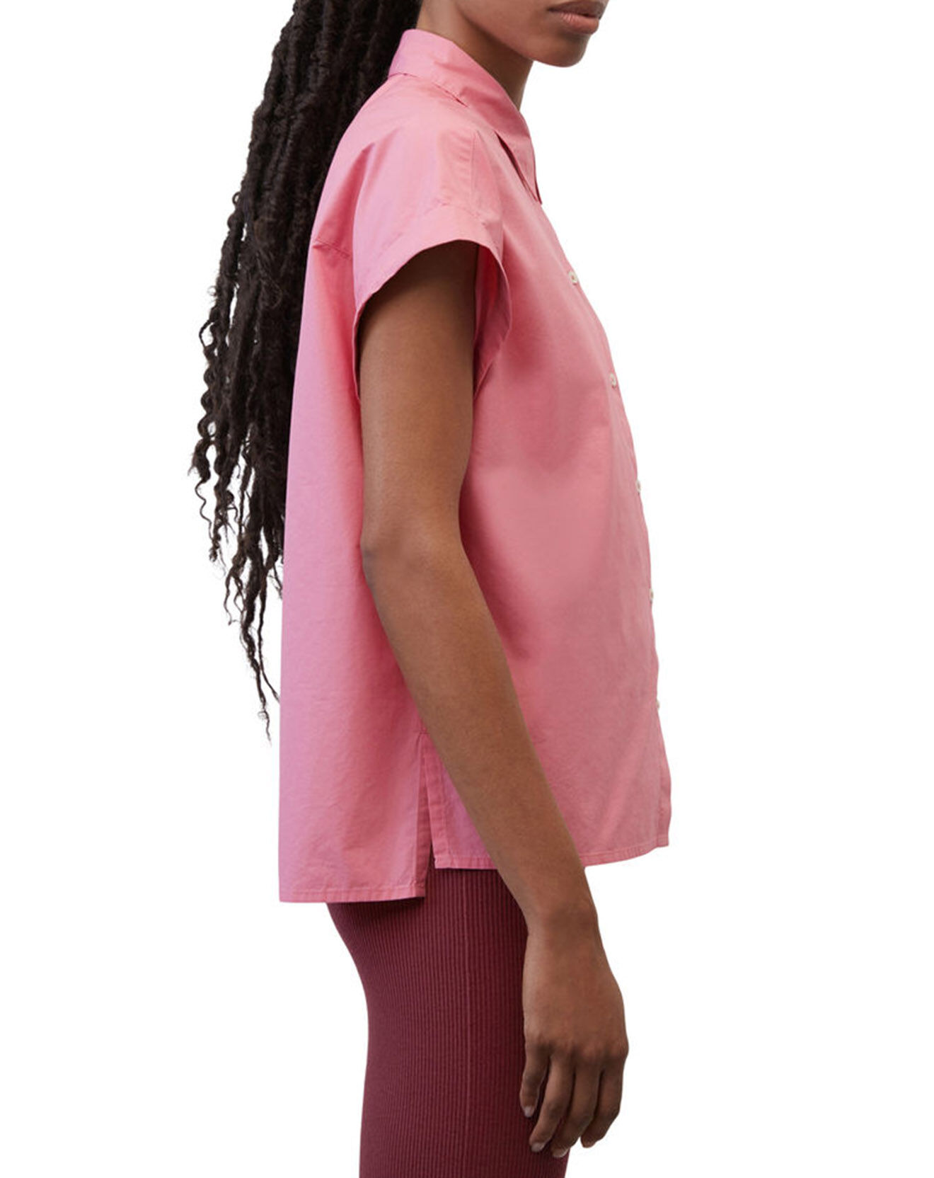 Marc O'Polo Chemise regular manches courtes rose