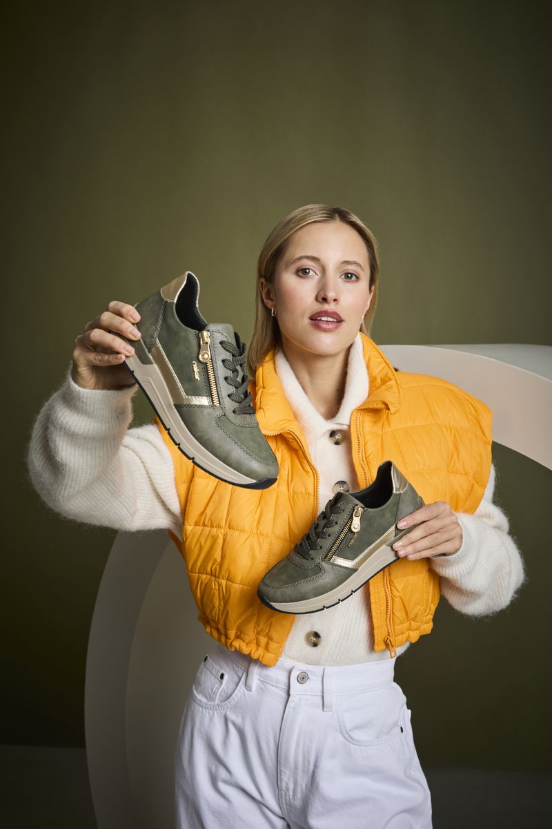 Rieker Sneakers Groen Dames