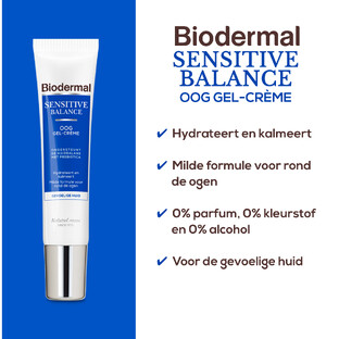 Biodermal Sensitive Balance Oog Gel-Crème 15ML