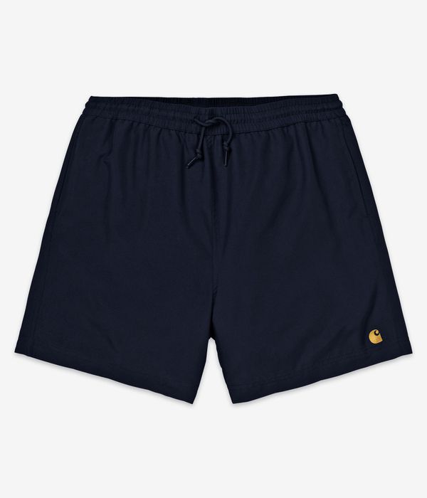 Carhartt WIP Chase Swim Boardshorts (dark navy gold)