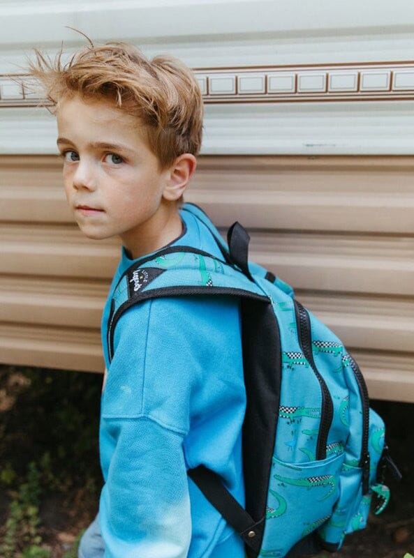Little Legends Backpack L Croco Checkerboard