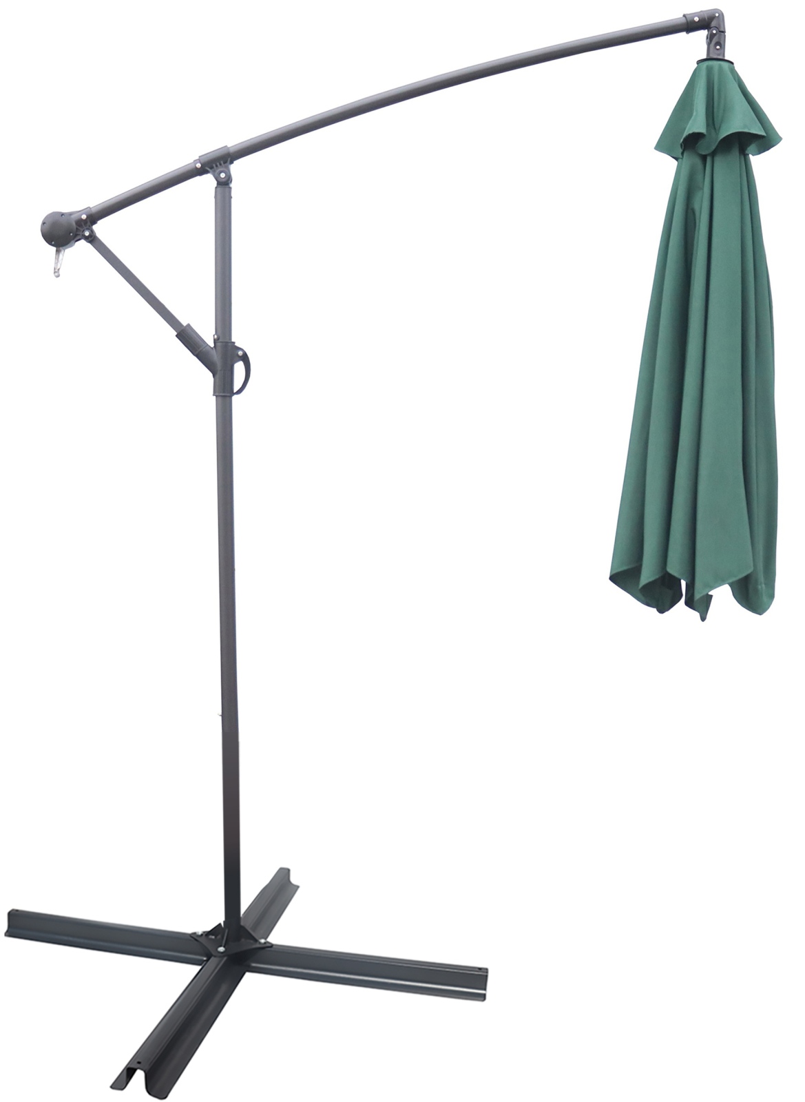 Ampelschirm - grün - Ø 267 cm