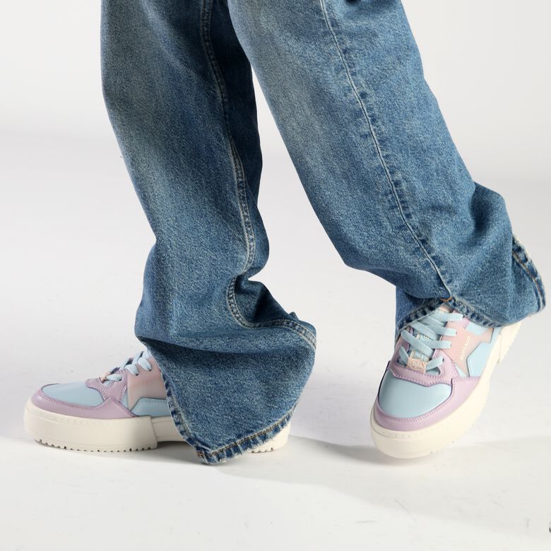 RSE V2 Baskets basses vegan, violetbleu clair