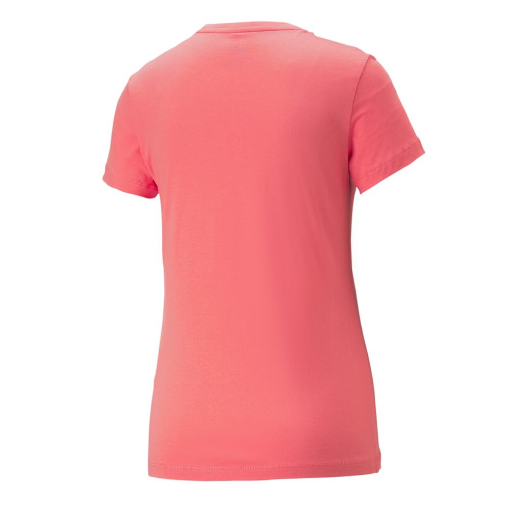 Puma T-shirt Rose Fluo Femme Puma Logo 586775