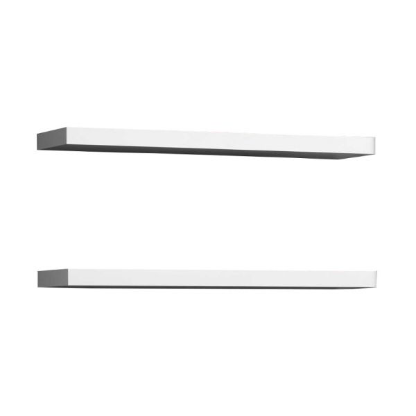 Vipack Lara Wandplank Wit 2 Stuks