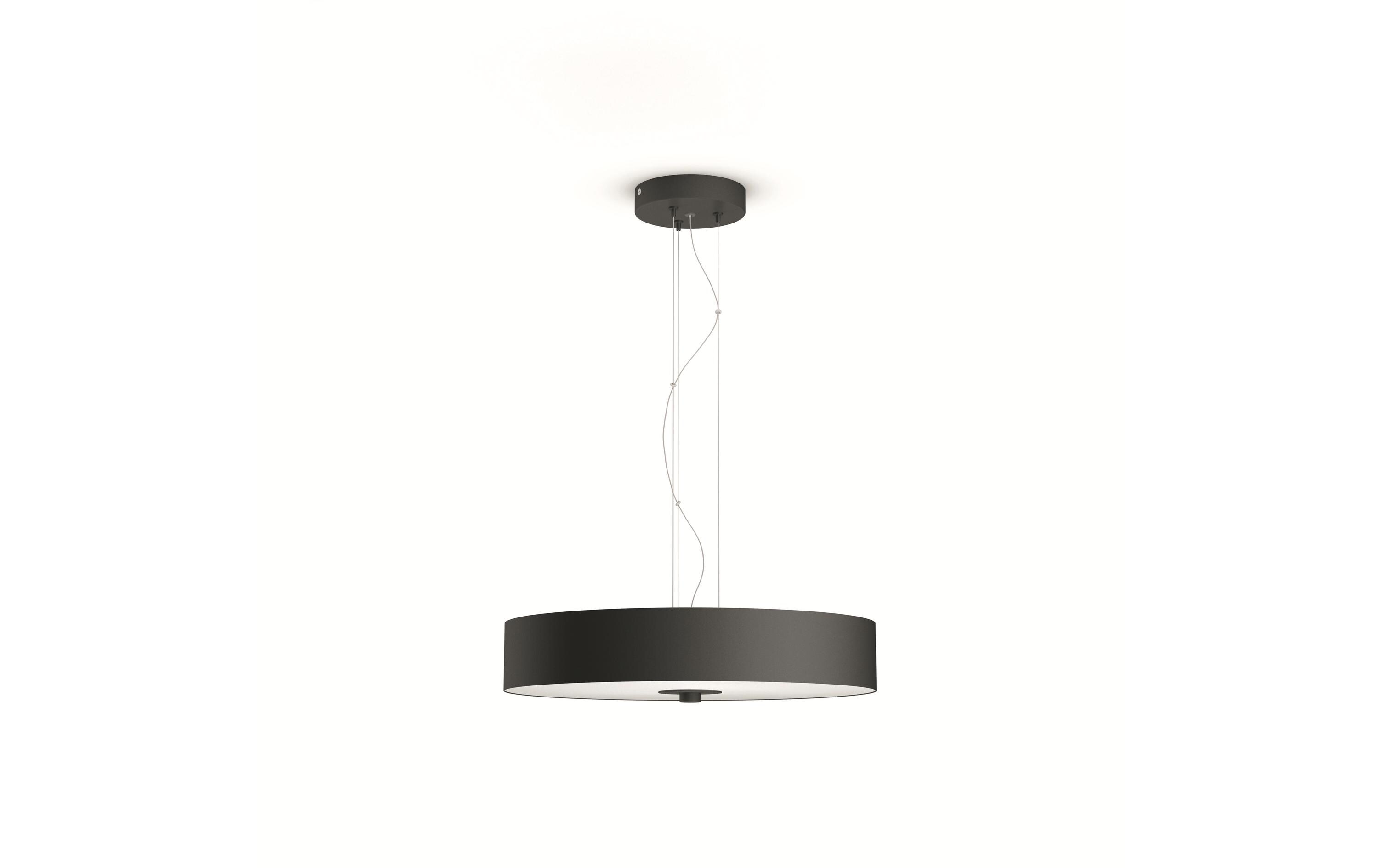White Amb. Fair Pendelleuchte schwarz 2750 lm + Dimmschalter<br>LED Hängelampe